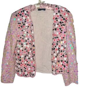 French Connection pink gemstone jacket, blazer